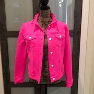 J Brand Neon Hot Pink Jacket